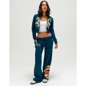 NEW ED HARDY Love Kills Slow Womens Sweatpants Size XL